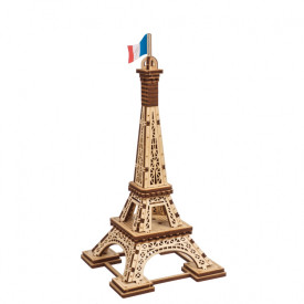 Ugears 3D dřevěné mechanické puzzle Pařížská věž