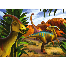 TREFL Puzzle Svět dinosaurů: Parasaurolophus 20 dílků