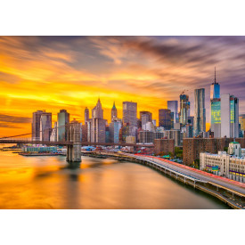 ENJOY Puzzle New York za soumraku, USA 1000 dílků