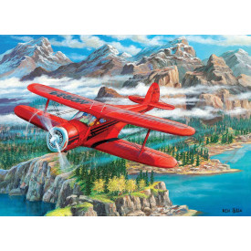 COBBLE HILL Puzzle Letadlo Beechcraft Staggerwing 500 dílků