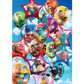 CLEMENTONI Puzzle Pixar párty 104 dílků