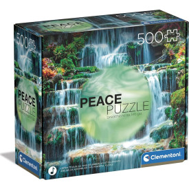 CLEMENTONI Peace puzzle: Zurčení vody 500 dílků