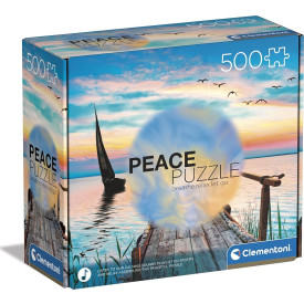CLEMENTONI Peace puzzle: Klidný vítr 500 dílků