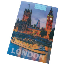 REAS-PACK Školní sešit 440 s 3D motivem LONDON