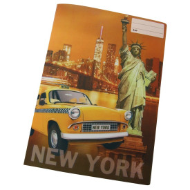 REAS-PACK Školní sešit 440 s 3D motivem NEW YORK