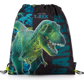 OXYBAG Sáček na cvičky 30x37cm Premium Dinosaurus