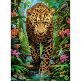 CASTORLAND Puzzle Leopard v divočině 2000 dílků