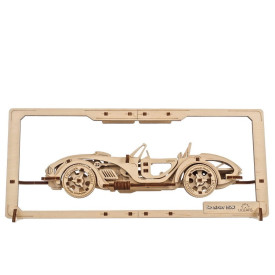 Ugears 2.5D dřevěné mechanické puzzle Roadster MK3