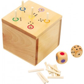 Dřevěné hračky - Hra kostka